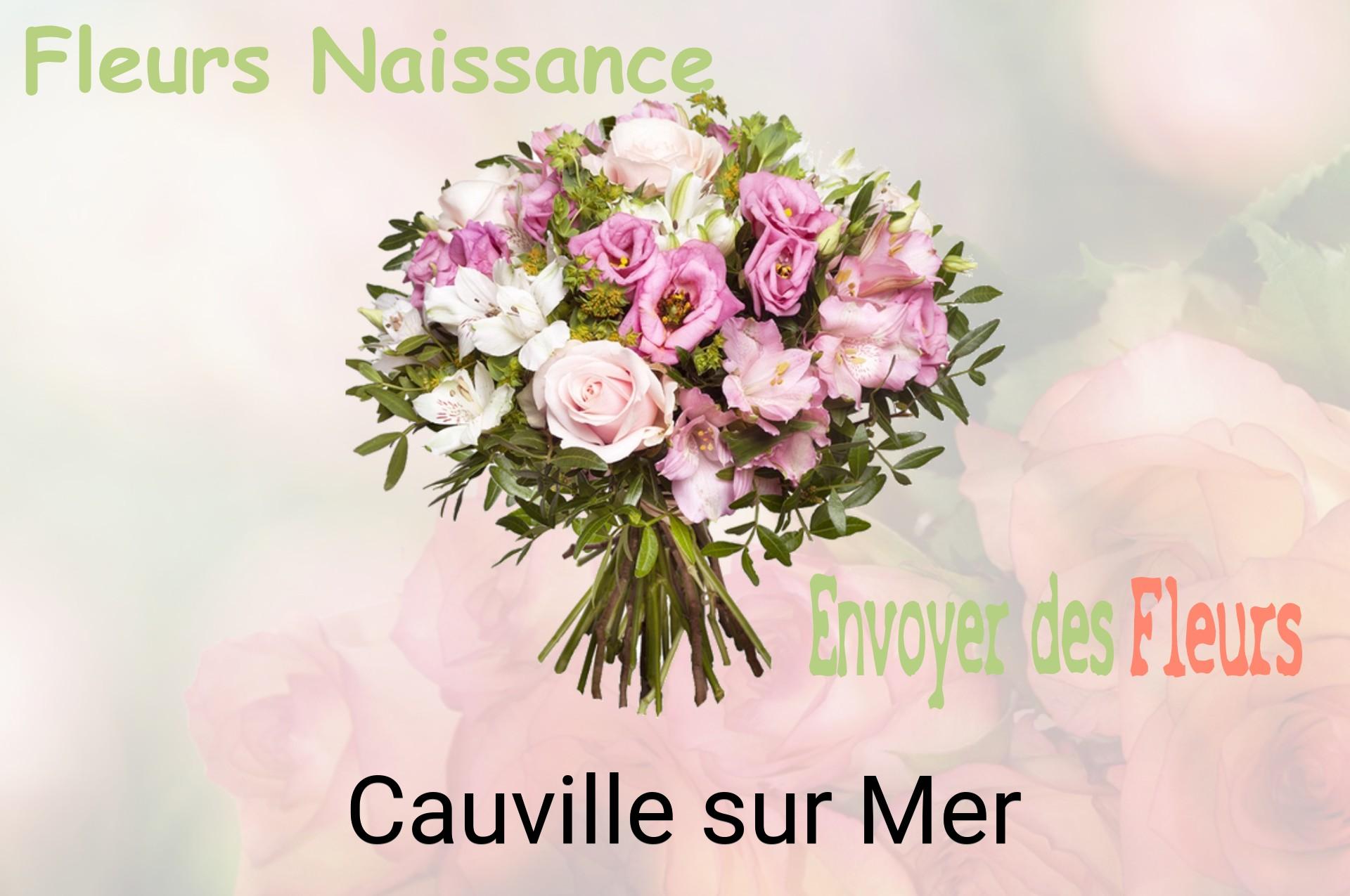 Bouquet de fleurs de naissance livré à Cauville-sur-Mer